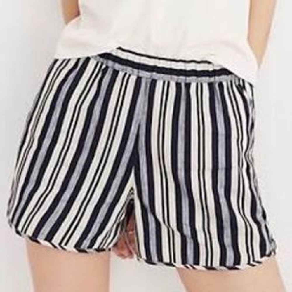 Madewell Pull On Striped Shorts